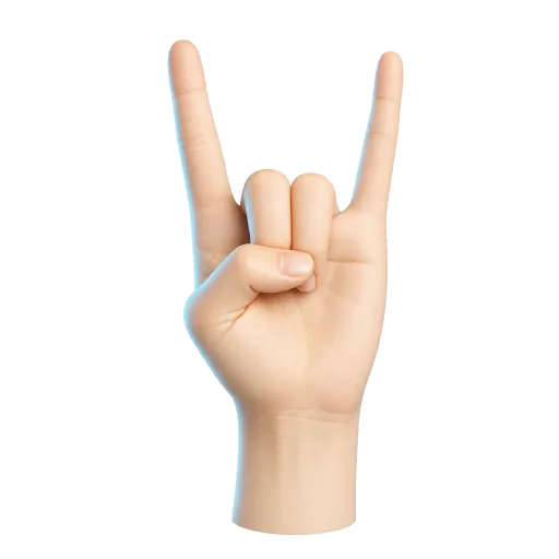 Left hand index and pinky for scale degree VI